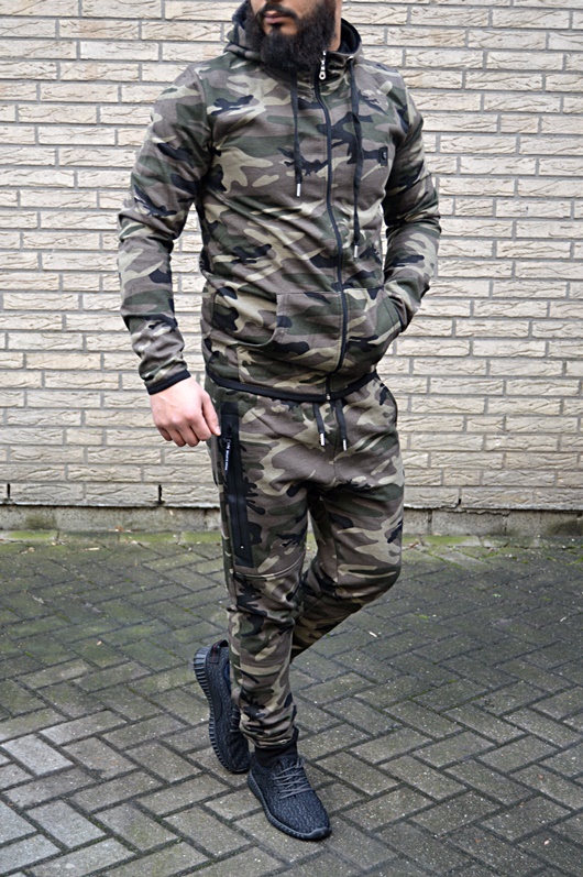 camouflage jogging suit