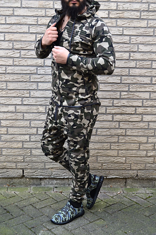 camouflage jogging suit